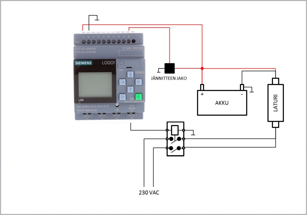 Siemens logo 230rc схема подключения